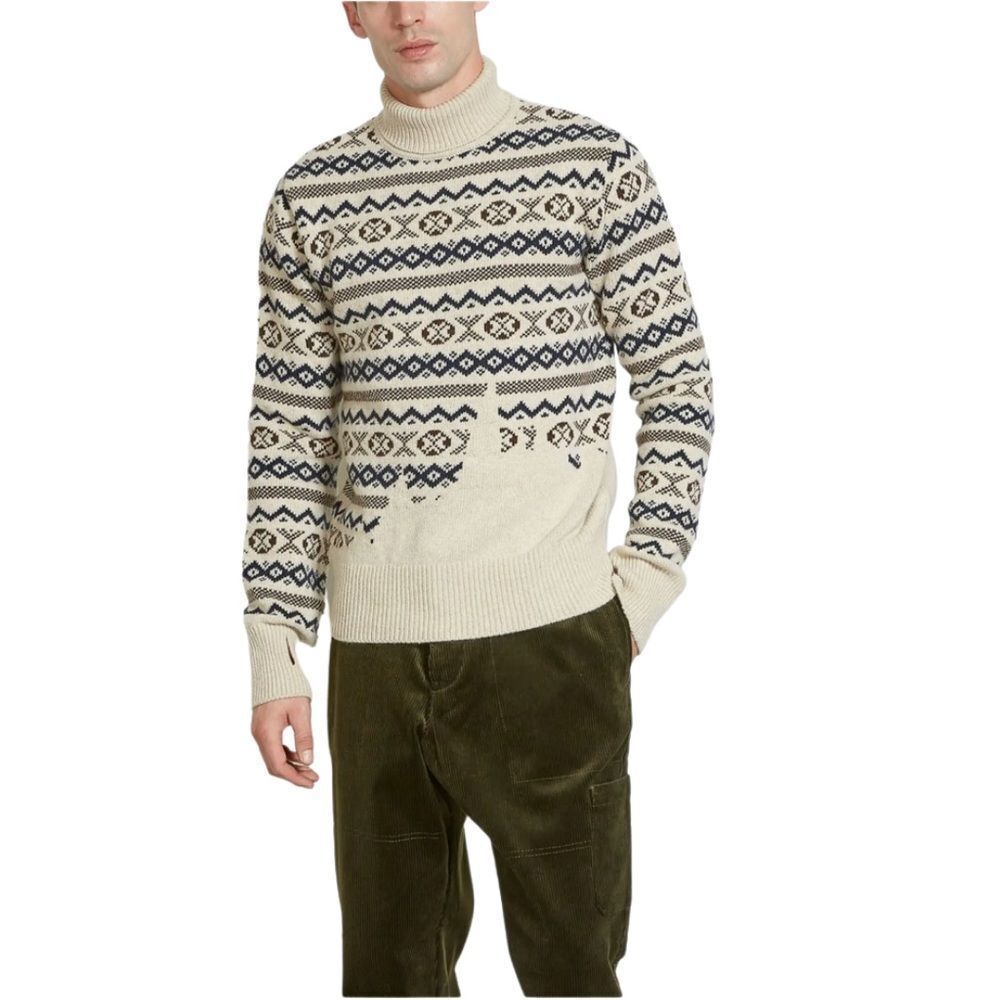 NWT OLIVER SPENCER Talbot Rookley Turtleneck Wool Sweater